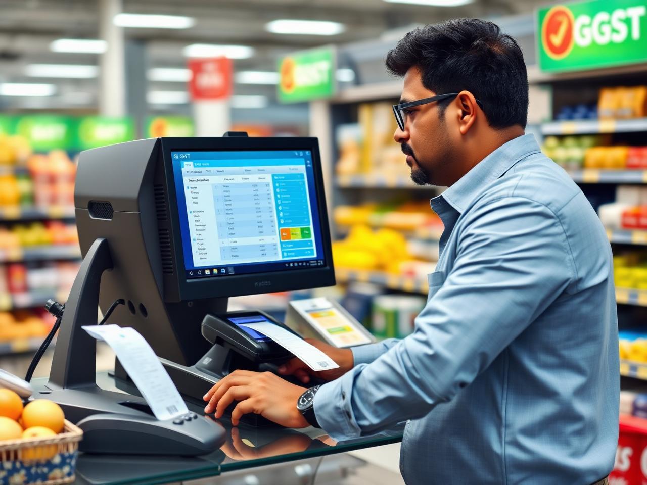 GST billing at the counter